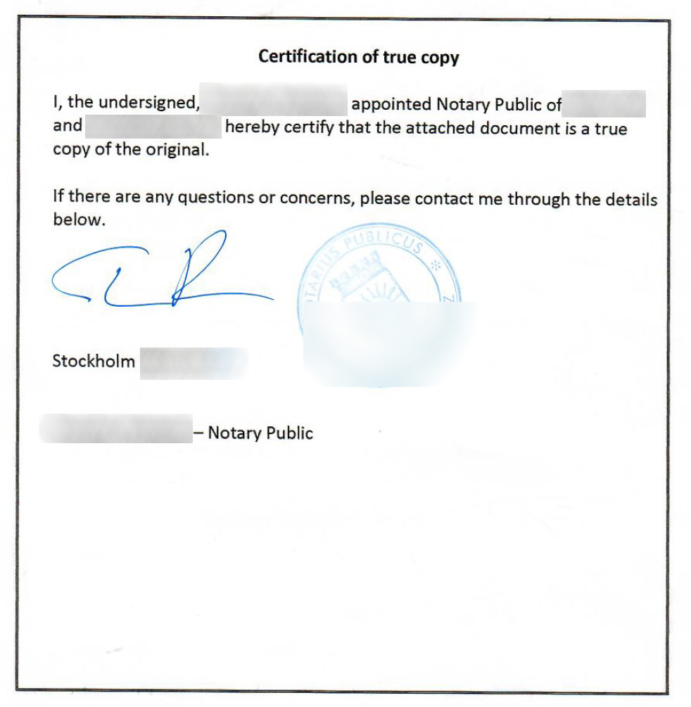 Notarization